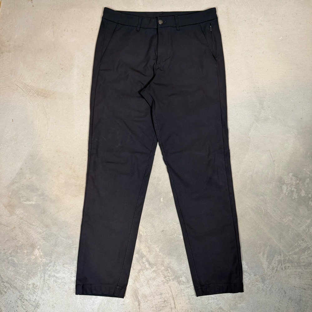 Lululemon ABC Pant Slim 31 Black Warpstreme Mens Trousers LM5522S